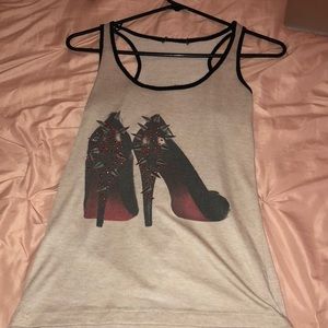 Red Bottom Tank Top